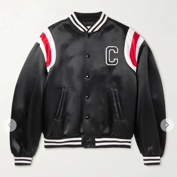 Celine bomber jacket in thick satin